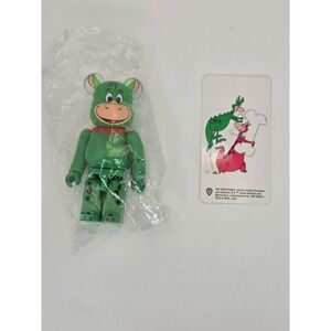 Medicom Toy Bearbrick Series 44 Dino The Flintstones 100% Figure with Card Green